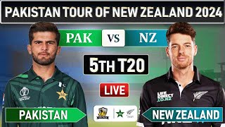 PAKISTAN vs NEW ZEALAND 5th T20 MATCH LIVE COMMENTARY  PAK vs NZ LIVE [upl. by Ahsinav76]