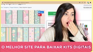 ESSE É O MELHOR SITE PARA BAIXAR KITS DIGITAIS [upl. by Winzler]