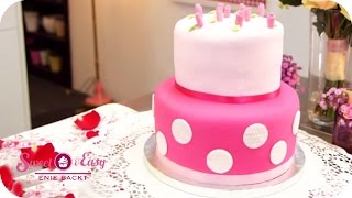 Hochzeitstorte mit Erdbeeren backen  Sweet amp Easy  Enie backt  sixx [upl. by Ordnaxela162]