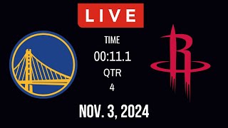 LIVE TODAY WARRIORS VS ROCKETS NBA REGULAR SEASON NBA 2K25 Full Gameplay NOVEMBER 3 2024 [upl. by Auqinehs]