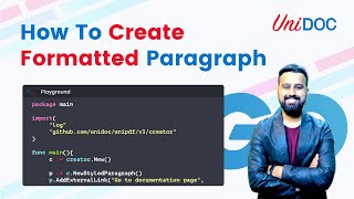 How To Create Paragraphs Add Headings amp SubHeadings and Apply Styles to PDF in Go using UniPDF [upl. by Linus779]