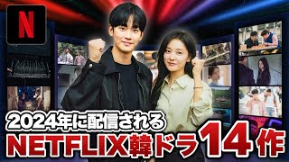 【最新】2024年に配信されるNETFLIX韓国ドラマ14作【あらすじキャスト】 [upl. by Glori]