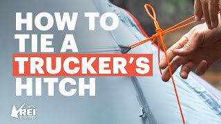 How to Tie a Truckers Hitch [upl. by Hastings710]