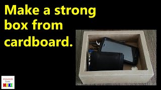 115 Simple DIY  make a strong box from cardboard [upl. by Sophia]