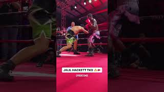 JALIL HACKETT IS A BAD MAN 🔥🔥🔥 boxing shorts [upl. by Juanne665]