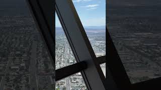 360 view of Las Vegas The Strat shorts lasvegas thestrat view travel vegas tourism usa [upl. by Notaes]