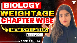 Chapter wise Biology Weightage  New NTA Syllabus  NEET 2024  Seep Pahuja [upl. by Leikeze425]