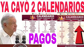 ♥️YA CAYOCALENDARIO ENERO FEBRERO 6000 Y 12000 COBRAS HOY PENSIÓN ADULTOS MAYORES TARJETA🔥 [upl. by Oicnecserc]