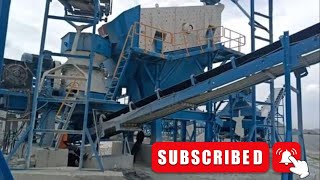 Puzzolana 200 TPH 3 stage crushing plant Jaw Cone and VSI combination plant [upl. by Osmo]