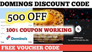 dominos discount code  dominos coupon code today  new offer [upl. by Branch]