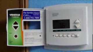 How to Replace a Digital Thermostat  Venstar T2800 [upl. by Anitsud]