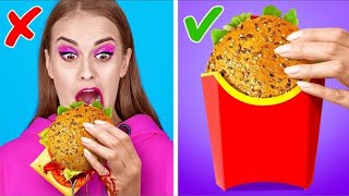 Sahi tareeke se burger 🍔 pakadna seekhe 🤩🤗  New Hack  Hindi Voice  Diva Drive [upl. by Atiuqram]