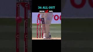 all out for 36 runs cricket indiancricketteam [upl. by Kirstyn]