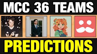 Reviewing MCC 36 Team Predictions [upl. by Ahsian]