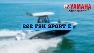 Yamaha 222 FSH Sport E  Lake Cruising [upl. by Hgielrac]