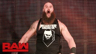 Braun Strowman is rehired Raw Jan 15 2018 [upl. by Denzil]