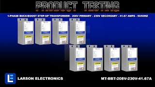 1Phase BuckBoost StepUp Transformer  208V Primary  230V Secondary  4167 Amps  5060Hz [upl. by Nim]