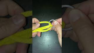 Securing to a Ring Unbreakable Knot Technique [upl. by Eudora]