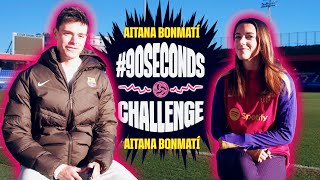 🤔😂 AITANA FACES THE 90SECONDSCHALLENGE  FC BARCELONA [upl. by Daugherty]