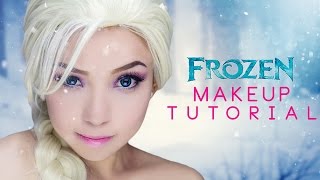 Disneys Frozen inspired Elsa Makeup Tutorial [upl. by Hort93]