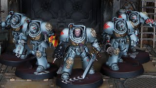 CREATING SPACE HULK DEATHWING TERMINATORS  Dark Angels  Warhammer 40k  Basing [upl. by Capone]