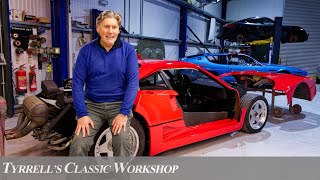 Conserving History Ferrari F40 Part 4  Beautiful Paintwork  Tyrrells Classic Workshop [upl. by Anazraf]