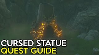 The Cursed Statue Shrine Quest amp Kam Urog Shrine Solution  Legend Of Zelda Breath Of The Wild [upl. by Giark956]