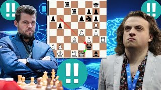 Hans Niemann vs Magnus Carlsen 7 [upl. by Airrat448]