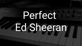 Perfect  Ed Sheeran Karaoke Piano Instrumental Cover [upl. by Evilo]