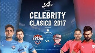 Celebrity Classico  Indian Cricket Team Vs Indian Bollywood Team Football  Amazon  Flipkart [upl. by Eidnim421]