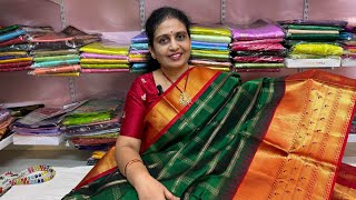 Madhavaram sico pattu sarees with paithani borderslatest [upl. by Brodench675]