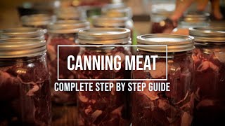 Canning Venison  Raw Pack Complete Guide [upl. by Mulligan]