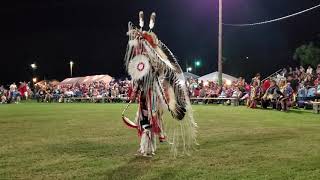 2019 Ponca Powwow Mens Fancy World Championship Explaination and Exhibition by RG Harris [upl. by Bigford]