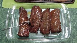 Smoked venison backstrap Easiest And Most Delicious Venison Backstrap Recipe deerhunting recipe [upl. by Kinimod]