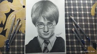 Harry Potter Pencil Drawing [upl. by Ynottirb]