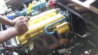 SR20de Fwd to Rwd conversion Nissan 720 pickup [upl. by Attenna145]