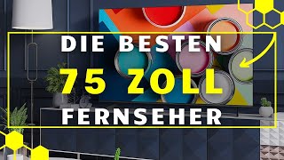 75 Zoll Fernseher TEST 2024  Die 3 besten 75 Zoll TV´s im großen VERGLEICH [upl. by Lindgren]