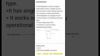 What is demultiplexer ignoubca bca class ignou computernetwork demultiplexer multiplexer [upl. by Ramyaj]