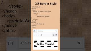 What is CSS Border  CSS Border Style  Internship in Chennai for cse students  kaashiv [upl. by Pattie328]