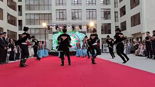 Karakalpak dance performed by students of the University of World Economy and Diplomacy [upl. by Hamrah]