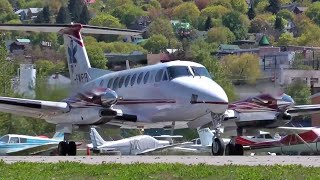 Beechcraft King Air CloseUp Takeoff [upl. by Greenlee842]