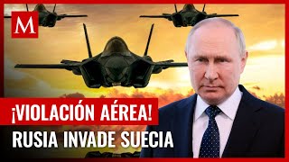 Suecia repele violación de espacio aéreo por avión ruso [upl. by Aehs]