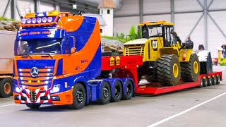 MEGA Rc Truck Collection Rc Dump Trucks Rc Dozer Rc Excavator Rc Wheel Loader Rc Tractor Rc Train [upl. by Raseta975]