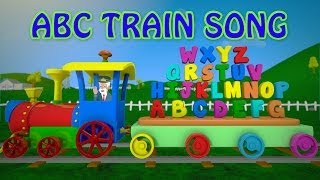 ABC Train Song  Alphabet Song  Nursery Rhyme for Kids and Childrens  Kids Tv Videos [upl. by Alih]