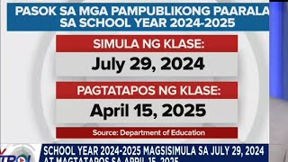 PBBM TO DEPED AGARANG PAGPAPABALIK SA DATING PASUKAN [upl. by Arytas]