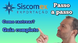 SISCOMEX COMO RASTREAR SEU OBJETO ANTES DOS CORREIOS PASSO A PASSO [upl. by Sadira]