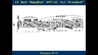 JS Bach Magnificat BWV243  2 Et Exultavit  Slow Tempo [upl. by Skyler]