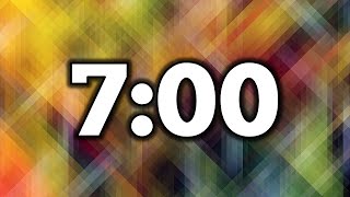 7 minute countdown timer with alarm [upl. by Hutchings]