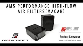 AMS Performance Macan High Flow Air Filters  Product Showcase [upl. by Tezzil]