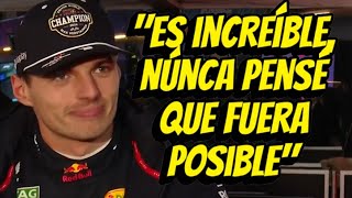 ENTREVISTA MAX VERSTAPPEN POST CARRERA GP LAS VEGAS 2024 [upl. by Melamie]